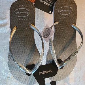 Havaianas Swarovski flip flops
